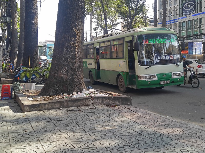 Tài xế xe buýt rút vật nhọn đâm người đi đường - ảnh 2